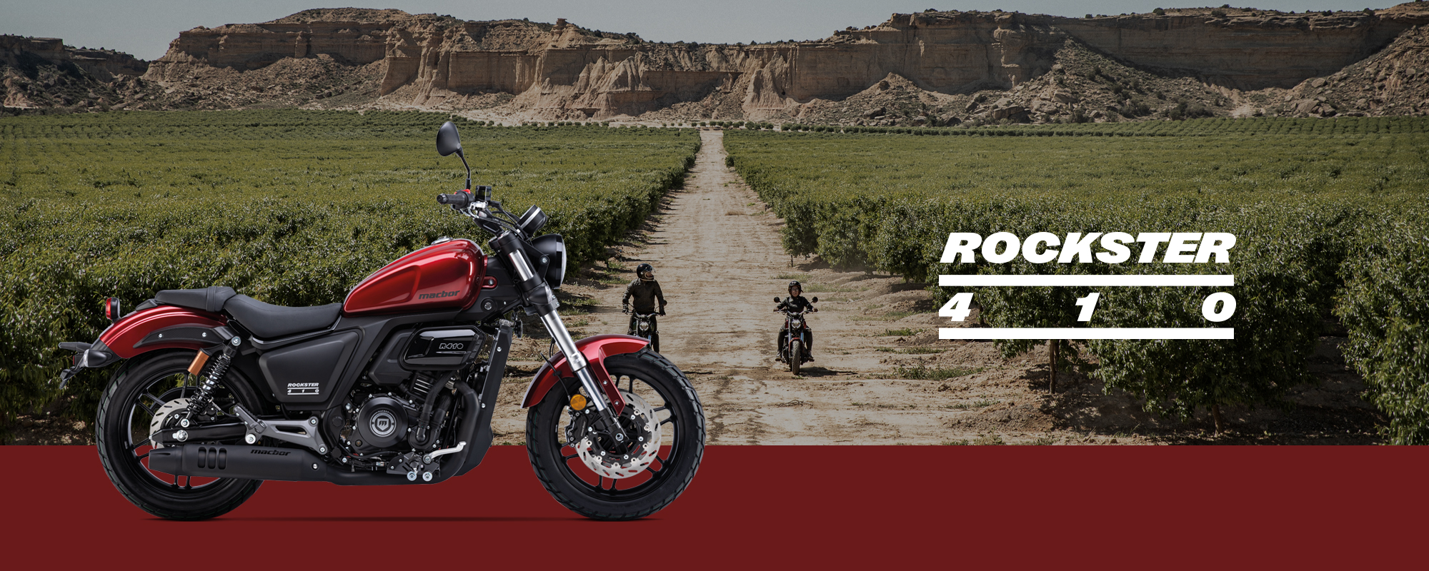 MACBOR Rockster 410, une marque du réseau Elvetika Motors